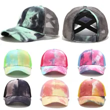 2020 Glitter Ponytail Baseball Cap Women Snapback Dad Hat Mesh Trucker Caps Messy Bun Summer Hat Female Adjustable Hip Hop Hats