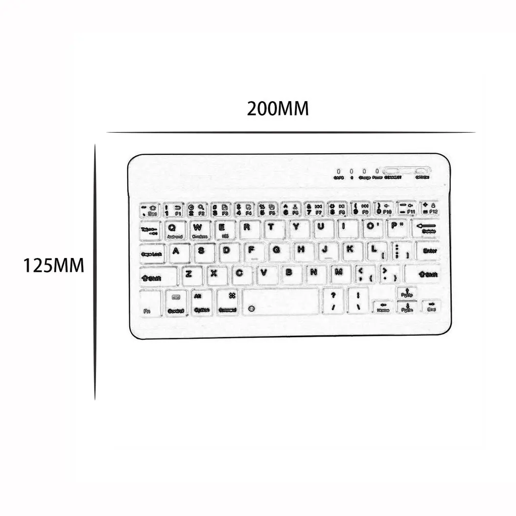 7 дюймовая Bluetooth 10 метров Беспроводная приемная дистанция Офисная игровая мышь с