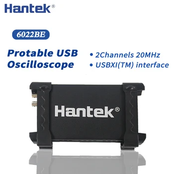 

Hantek 6022BE PC USB Digital Oscilloscope Storage 2Channels 20MHz 48MSa/s Portable PC USB Oscilloscopes Handheld 6022BE
