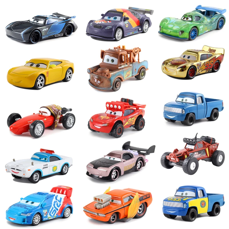 Disney Pixar Cars 2 Gold Dinoco Blue Black Police Lightning Mcqueen Metal Diecast Toys Car Model For Children Gift Christmas Diecasts Toy Vehicles Aliexpress