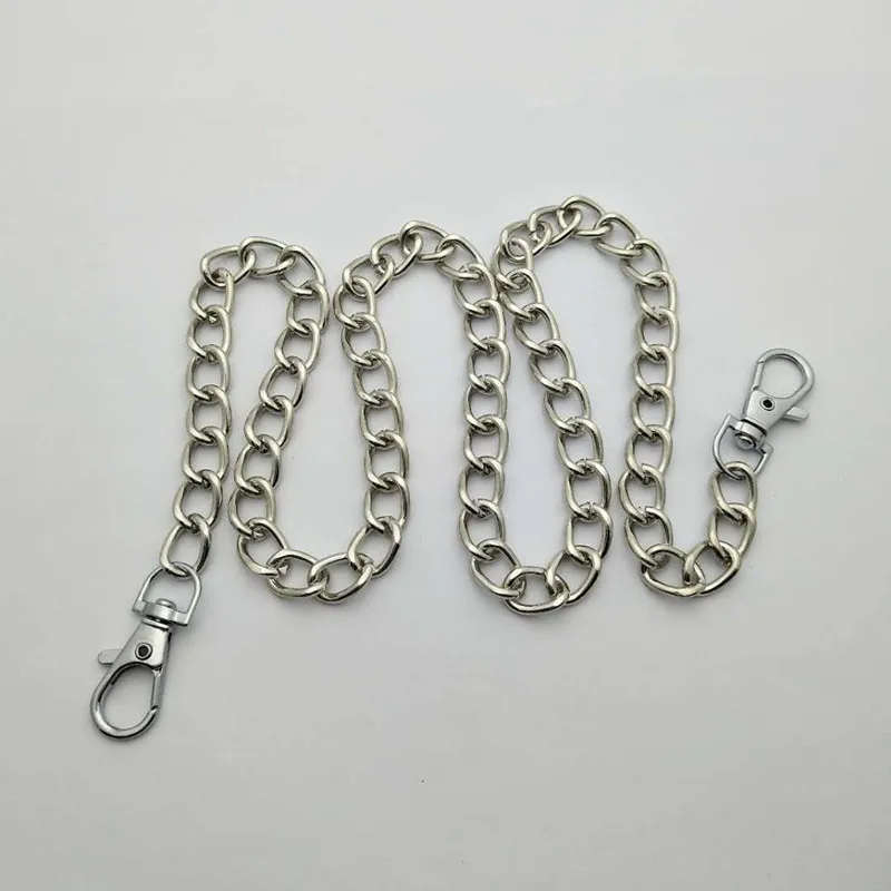 silver chain Новинка, 1 шт., водонепроницаемый прозрачный чехол для сигарет, упаковка, коробка, держатель на цепочке, на шею, пластиковая прозрачная сумка, коробка для хранения, переносная, для путешествий - Цвет: silver chain