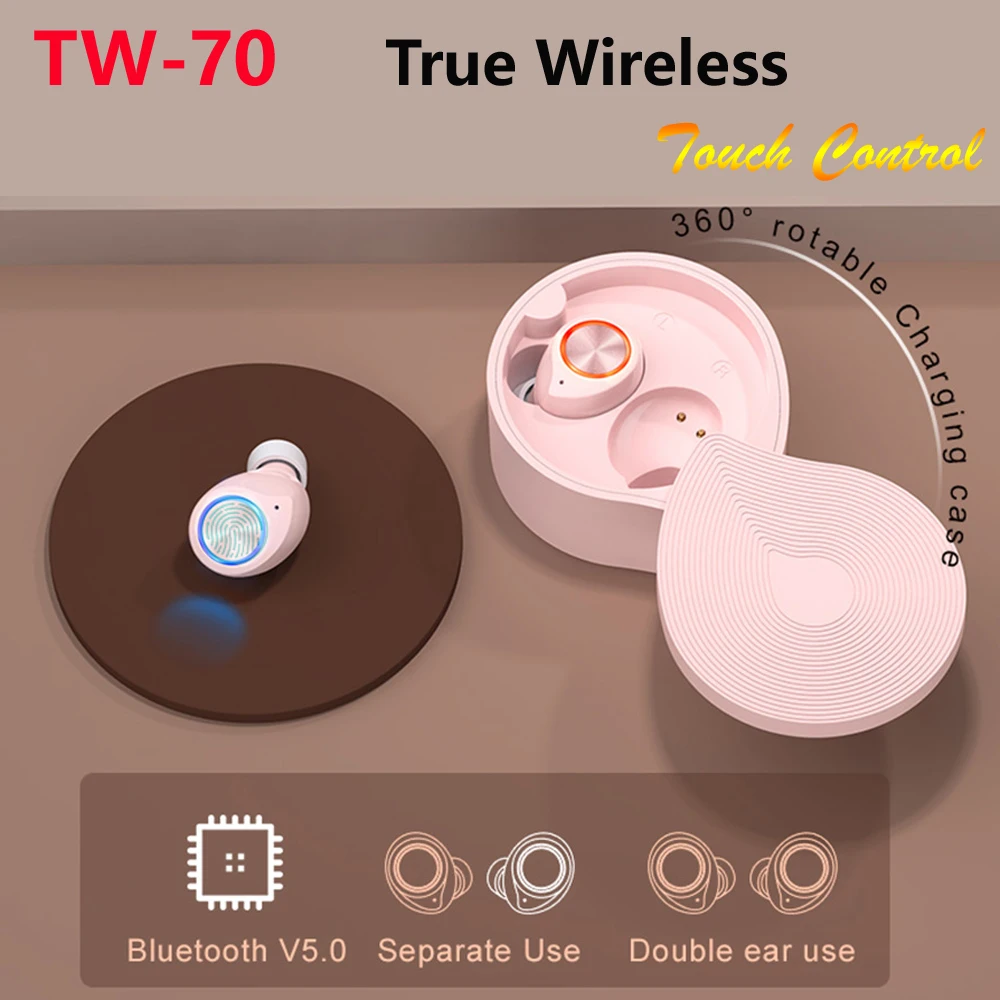 Новинка 2020 TWS беспроводные Bluetooth наушники вкладыши модные дизайнерские