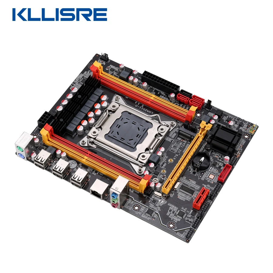 Kllisre X79 материнская плата с Xeon E5 2640 LGA 2011 2 шт. x 8 ГБ = 16 Гб 1600 DDR3 память ECC