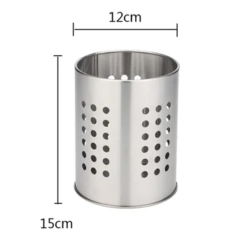

Stainless Steel Kitchen Fork Chopsticks Storage Drain Rack Sink Box Organizer