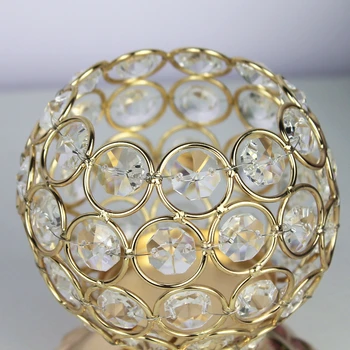 Photophore boule cristal sur pied 3