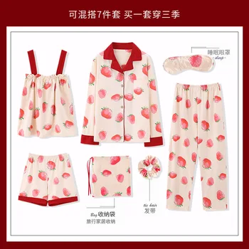 

Womens Silk Pajamas Set