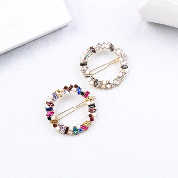 

Romantic Mulit-color/White Color Glass Acrylic Crystal Hairpin For Women Handmade Date Gif