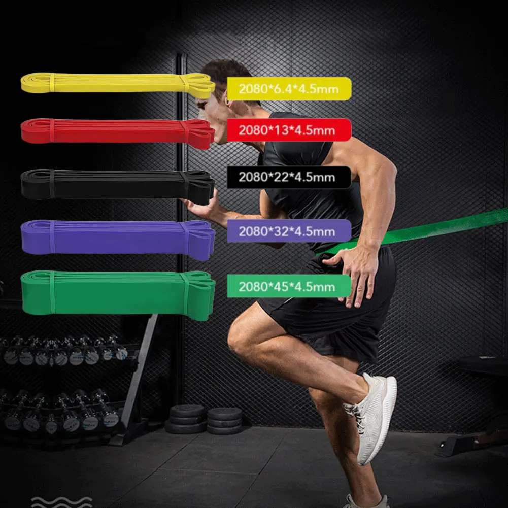 2080mm Super Long Yoga Resistance Bands Workout Ruber Gym Expander Crossfit Power Lifting Crossfit Strengthen Muscle Equipment