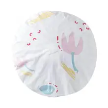 Пылезащитный чехол, крышка вентилятора мультяшный цветочный узор, электрический вентилятор, пыленепроницаемый круглый эластичный пылезащитный чехол, бытовая защита