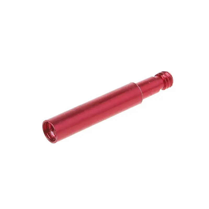 Удлинитель клапана велосипеда 40 мм из алюминиевого сплава с фиксированным зубчатым механизмом для горного велосипеда - Цвет: Красный