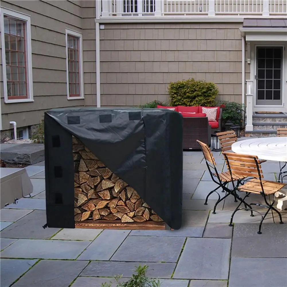 Log Cover Reliable Wood Cover With Release Buckle Long-lasting Firewood  Cover