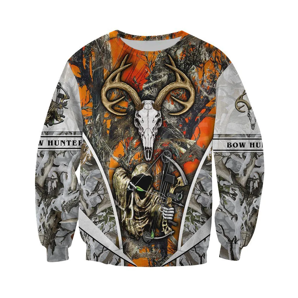 

Newest Animal Bow Deer Hunter Hunting Camo Tracksuit Pullover NewFashion Unisex 3DPrint Sweatshirts/Hoodies/zipper/Jacket s-14