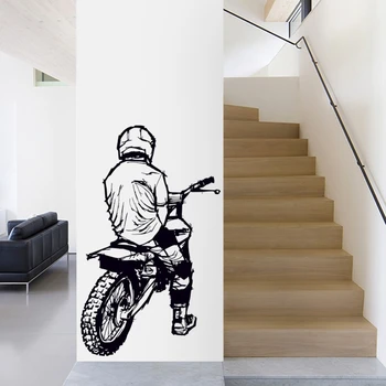 

Off-road Motorcycle Racing Sticker Vehicle Motocross Posters Vinyl Wall Decals Decor Mural Off-road Autocycle Racing Decal