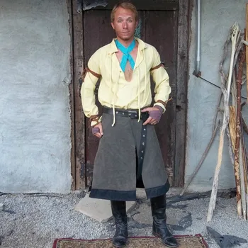 

Game of Thrones Jorah Mormont Cosplay Costume Suit Fancy Party Dress Halloween Christmas Costumes for Kids and Adult Custom Made