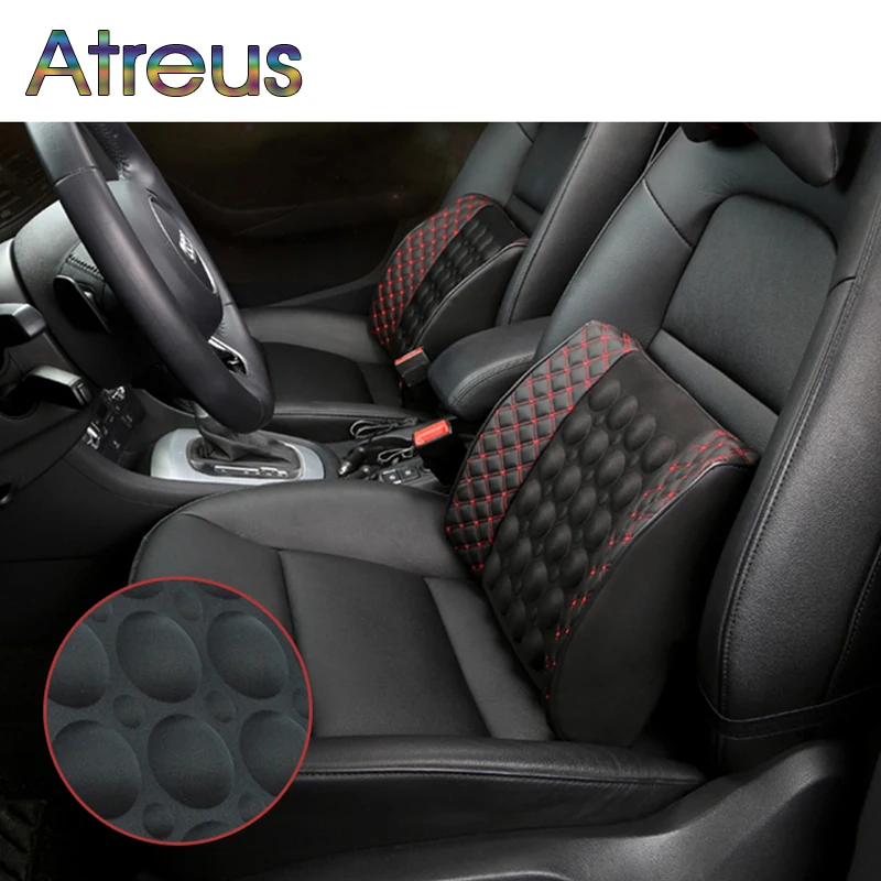 Cojín de Soporte lumbar para asiento de coche, 12V, para BMW E46, E60