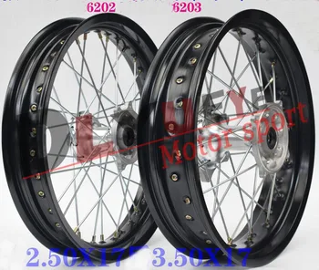 

2.5x17 3.5x17 6202 6203 Aluminum Alloy Motorcycle Off Road Dirt Bike Front Rear Spoke Wheel Rim Hub