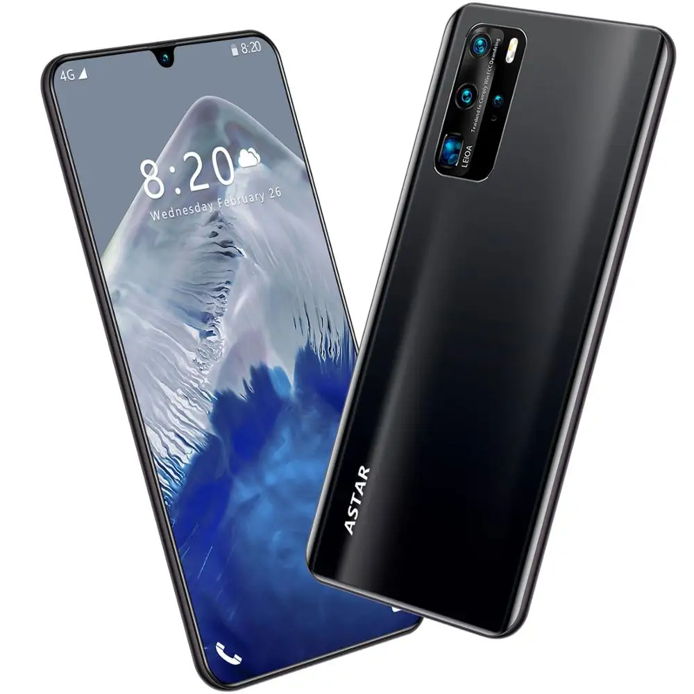 Mobile Phones P46PRO Network 6.7 Inch 8GB RAM 256GB ROM Octa Core 4 Camera Snapdragon 855 Huawe i Smart Phone Wholesale