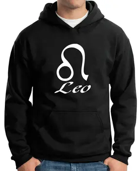 

FELPA CON UOMO COTONE SEGNO ZODIACALE LEONE IDEA REGALO KT0214