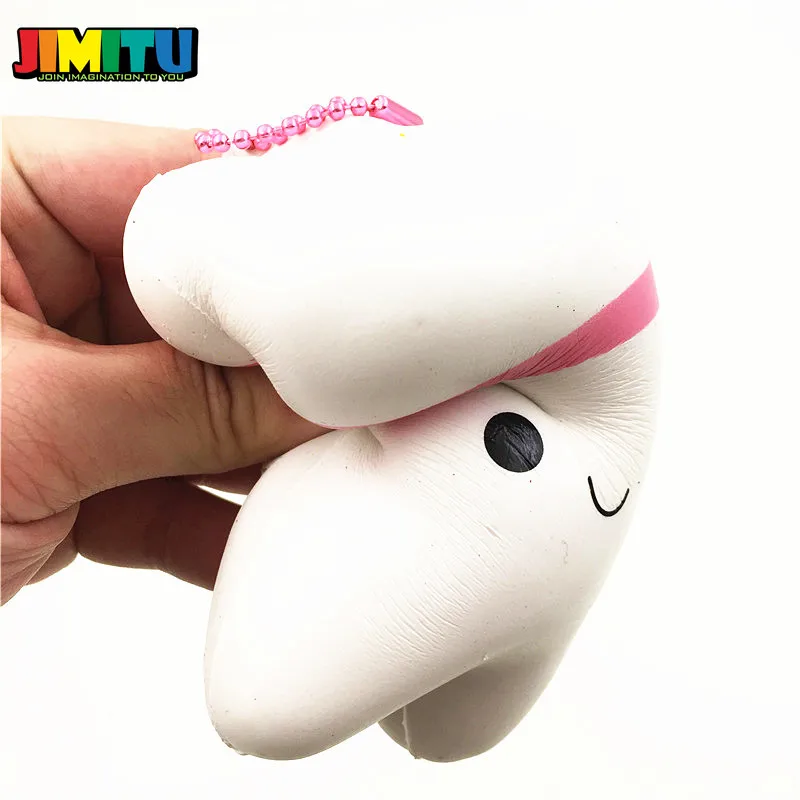 JIMITU Милая мультяшная зубная подвеска мягкая игрушка мягкая медленно растущая зубная паста мягкая сжимающая Милая эластичная игрушка подарок
