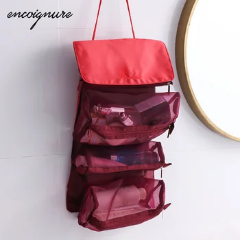 

Storage Bag Organizer Hanging Toiletry Bag Travel Cosmetic Kit Large Essentials Organizer Waterproof косметичка органайзер