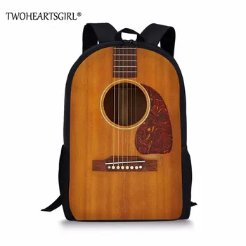 

Twoheartsgirl Guitar/Piano Schoolbag Arts Children Bookbags for Teen Boys Girls School Bag Musical Instrumentl Kids Book Bags