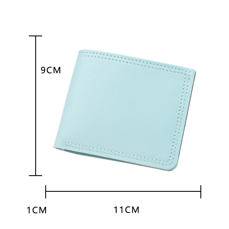 2021 Women Wallets Card Holder Small Fashion Brand Leather Purse Ladies Bag Women Money Bag Clip Ultra Thin Wallet