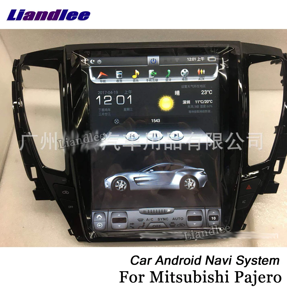 Liandlee Android для Mitsubishi Pajero V73 V97 2017 ~ 2019 оригинальное радио в стиле Tesla Carplay GPS навигация