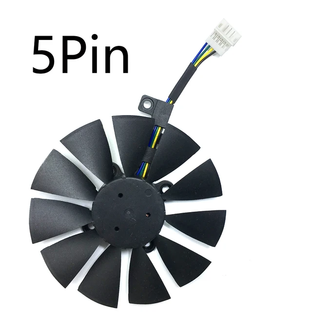 New 87mm T129215SU gpu cooling ram cooler FAN For ASUS GTX1080Ti 1060 1070 GTX980Ti R9 390X Graphics Card Fans  PC cooling fan 5pin