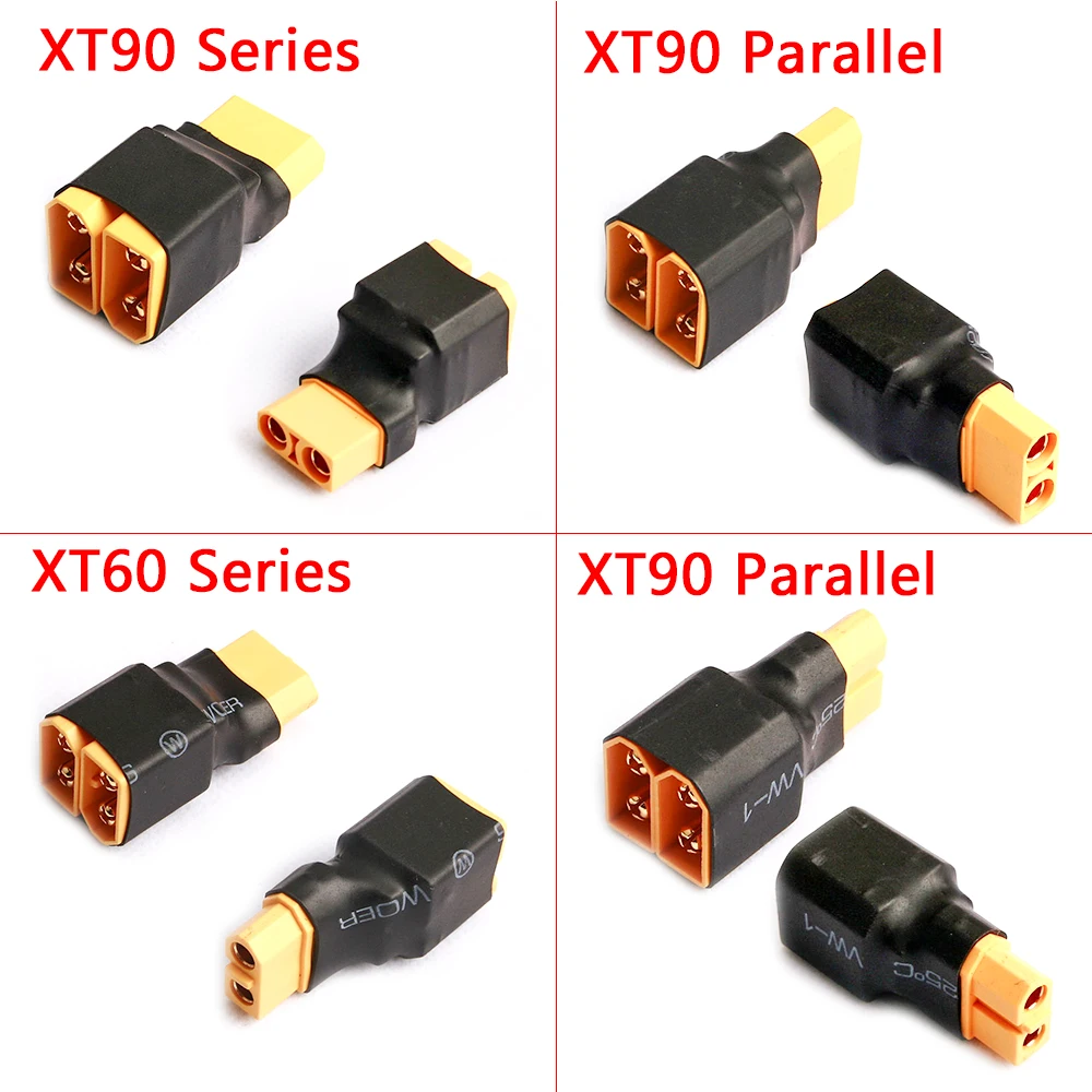 H88495d49f2d54e05afe60164b3f99061e.jpg AMASS XT90 XT60 Parallel Adapter Connectors Battery Series Connection Cable For RC Lipo Battery Airplane Quadcopter Drone
