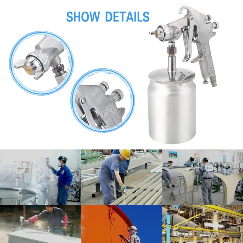 

Durable Sprayer Airbrush Metal Renovation Tool Atomizer Practical Pneumatic Sprayer Household Industry Hardware W71 Paint