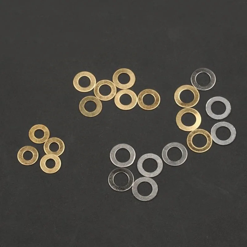 5pieces Brass gasket for DIY knife making, stainless steel gasket for