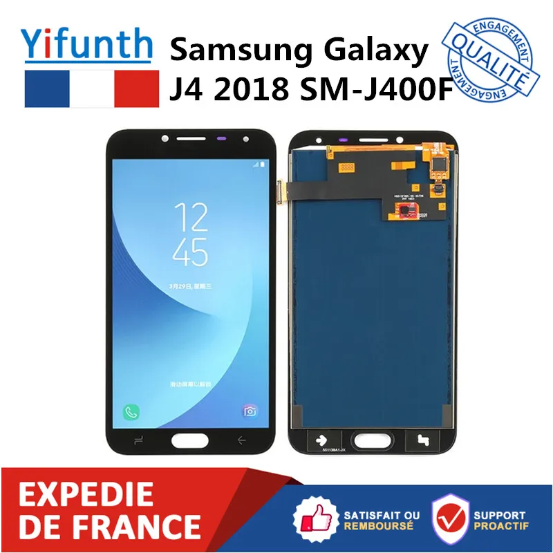 Оригинальный ЖК-дисплей для Samsung Galaxy J4 + J415 SM-J415F J415FN сенсорный экран в сборе plus
