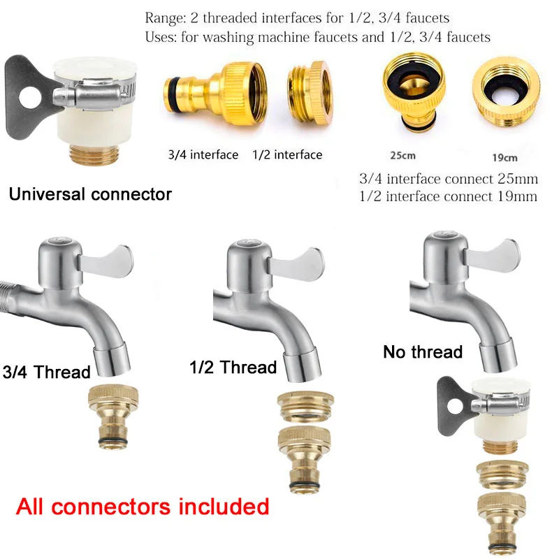 New Watering Hose Expandable Magic Hose Garden Irrigation Hose Pipe With Spray W