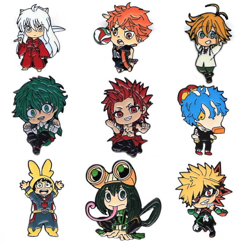 

K2437 Anime Characters Cartoon Hard Enamel Pins Badge Brooch Backpack Bag Collar Lapel Decoration Jewelry Gift For Friends