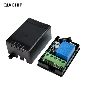 

433 Mhz Remote Controls QIACHIP 433Mhz Universal Wireless Remote Control Switch DC 12V 1CH Relay Receiver Module RF Transmitter