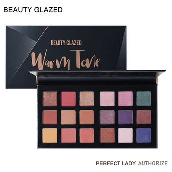 

Beauty Glazed 18 Colors Makeup Eyeshadow Palette Matte Shimmer Glitter Diamond Pigment Eye Shadow Makeup Pallete Cosmetics