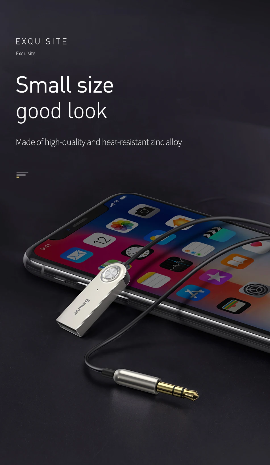 receptor bluetooth dongle usb para 3.5mm jack