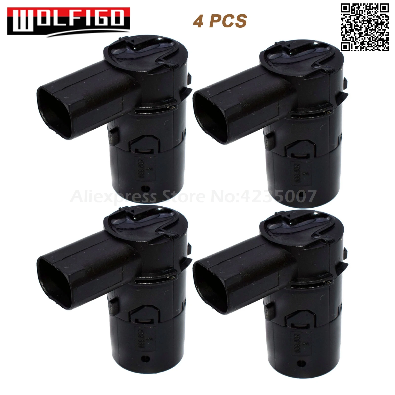 WOLFIGO 1 шт./4 шт. для BMW E39 540i 528i 525i 535i PDC датчик парковки 66218368727 66216902181 66210143459