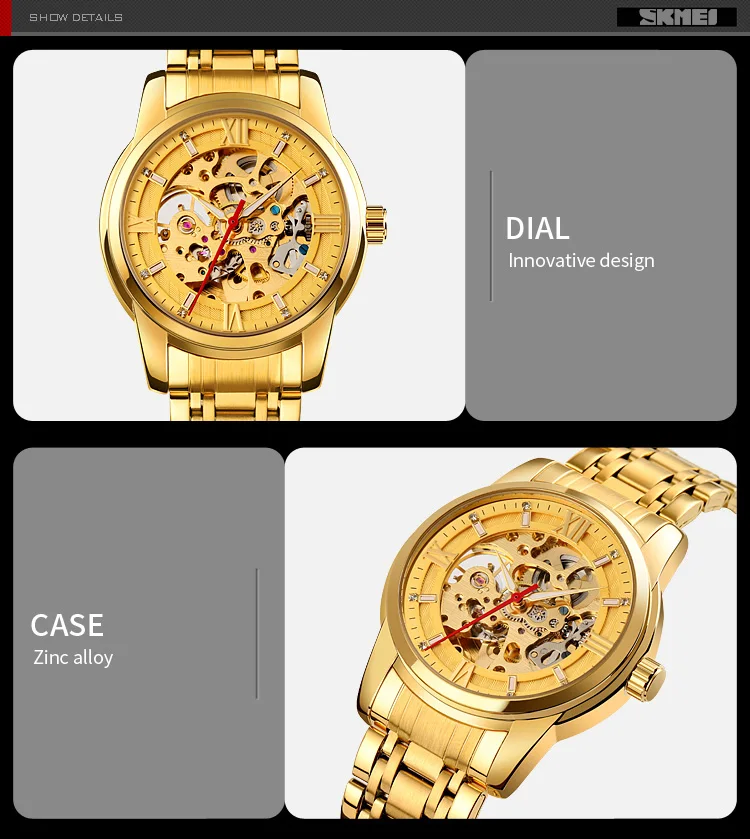 SKMEI 9222 Automatic Mechanical watch for Men description image 10