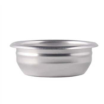 

2 Cup Espresso Semi-Automatic Coffee Filter Stainless Steel Powder Brewing Bowl Bottomless Filter Coffee Cup Filter