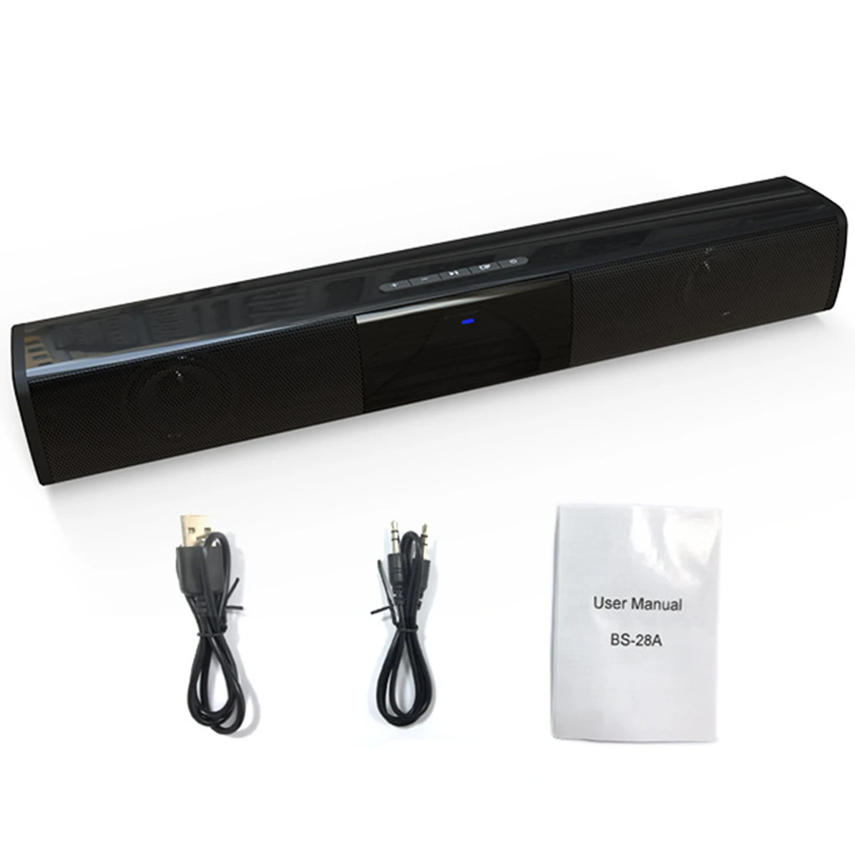 SOONHUA беспроводной Bluetooth Саундбар стерео колонки HIFI домашний ТВ Поддержка u-диск/tf-карта/AUX-IN