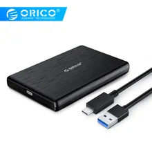 ORICO 2189C3 2,5 дюймов USB3.0 type-A-type-C внешний жесткий диск Корпус высокоскоростной чехол для SSD Поддержка UASP SATA III