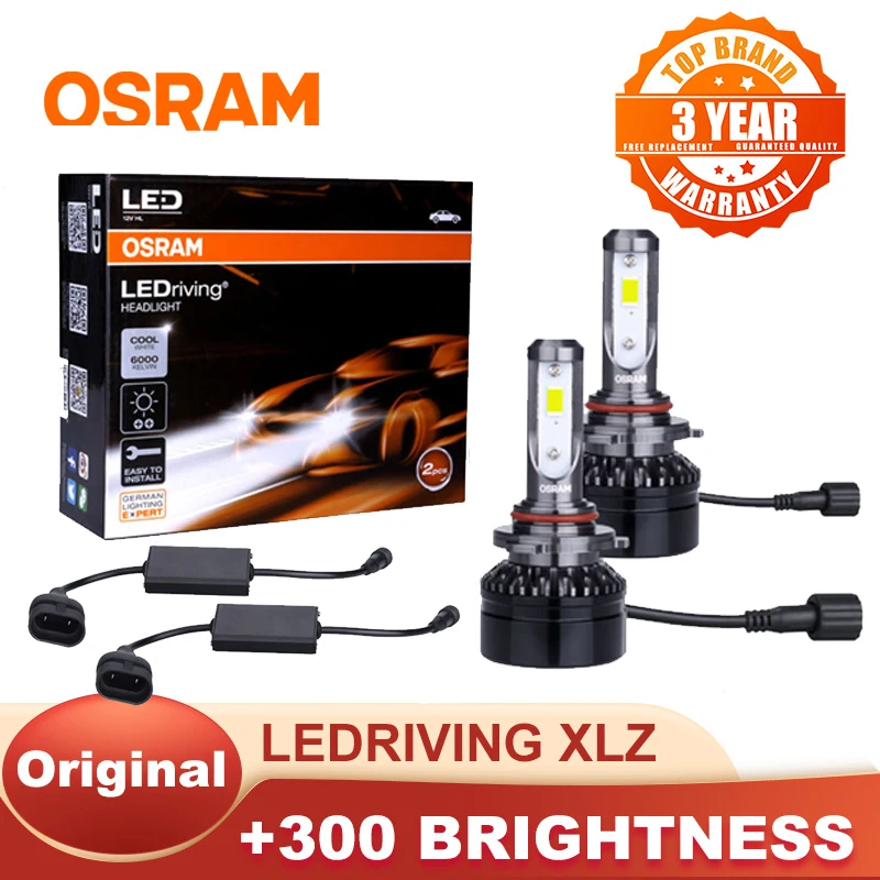 OSRAM подлинные H4 H7 H1 светодиодный ные лампы 9012 HIR2 9005 9006 HB4 HB3 Автомобильные фары H11 H8
