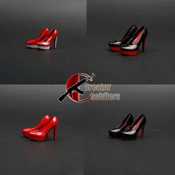 

TOY 1/6 Scale Accessories Action Figures Female High-Heeled Shoes Increase Uniform Set PVC 4 Colors Fit 12 Inch PHICEN Body Doll