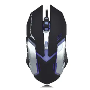 

T1 Wired Silent Gaming Mouse LED Backlit Adjustable DPI USB Optical Ergonomic Anti-slip Button Gaming Mice