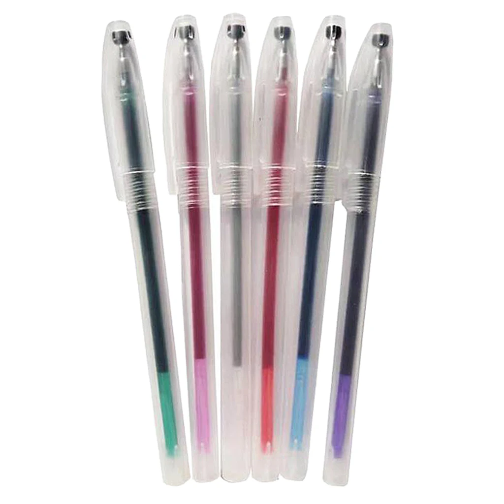 6x Water Soluble Pen Vanishing Fabric Marking Ink Pen DIY Sewing Accessories