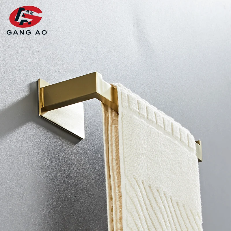 Bathroom Hardware Set Paper Holder Towel Rack Robe Hook Stainless Steel