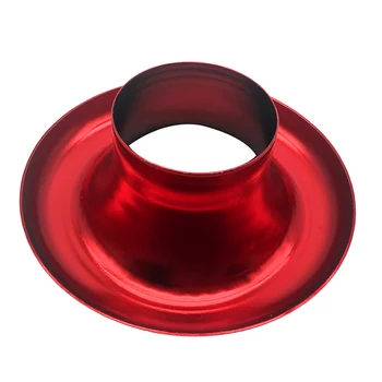 

Bellmouth Aluminum Velocity Stack 3inch OD Turbo Intake Ram Cover Red
