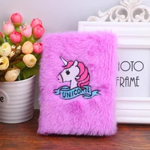 A6 Плюшевый единорог блокнот студенческие Канцелярские Товары для офиса записная книжка