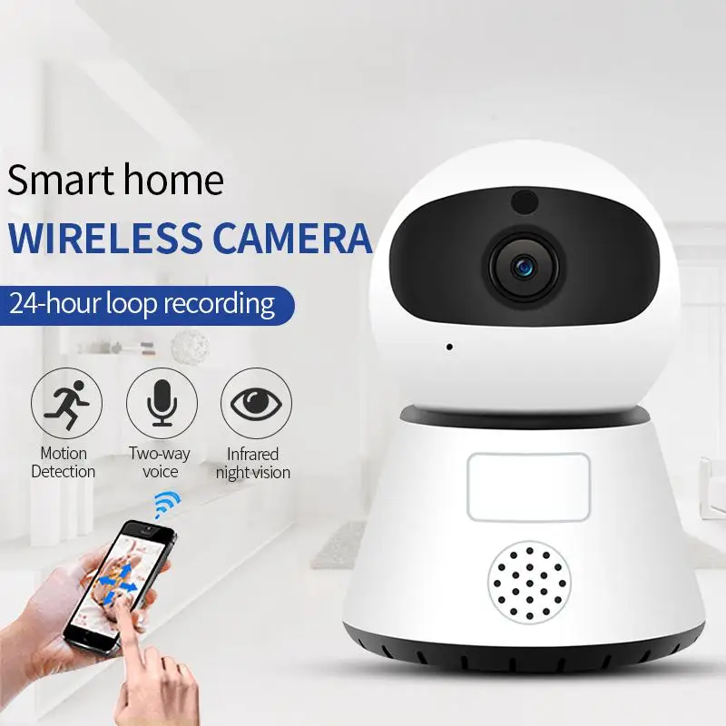 Metermall Surveillance Ip Camera Wireless Wifi Hd Night Vision Smart Small Monitor Mobile Phone Remote Network Home Wifi Camera